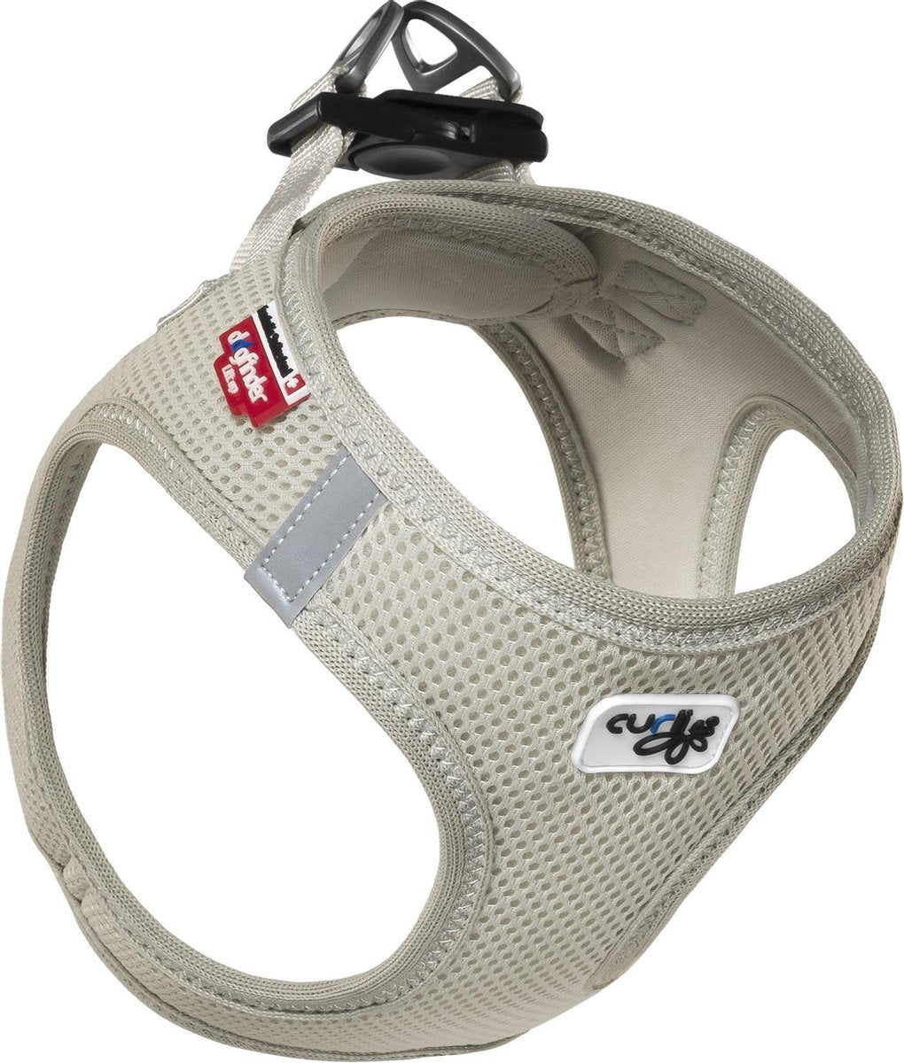 Curli Hondentuigje Air-mesh 3-5 Kg Polyester Grijs