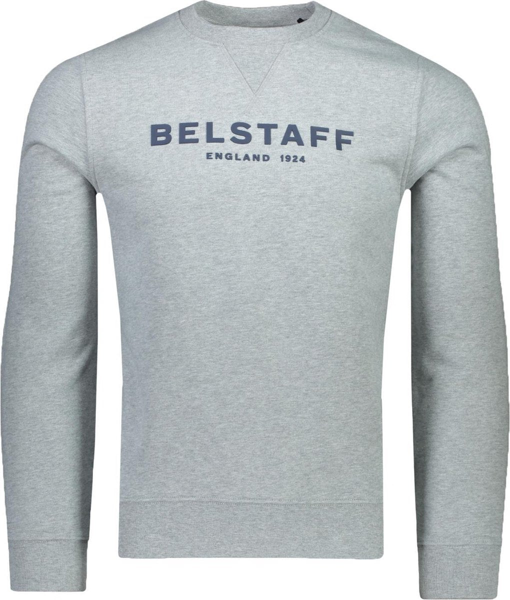 Belstaff Sweater Grijs Normaal - Maat S - Heren - Herfst/Winter Collectie - Katoen