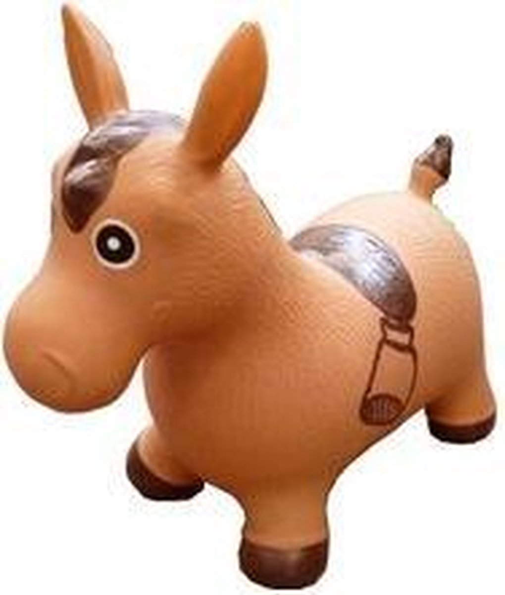 Summertime Buddy Skippypaard Bruin Rubber 60 X 23 X 51 Cm