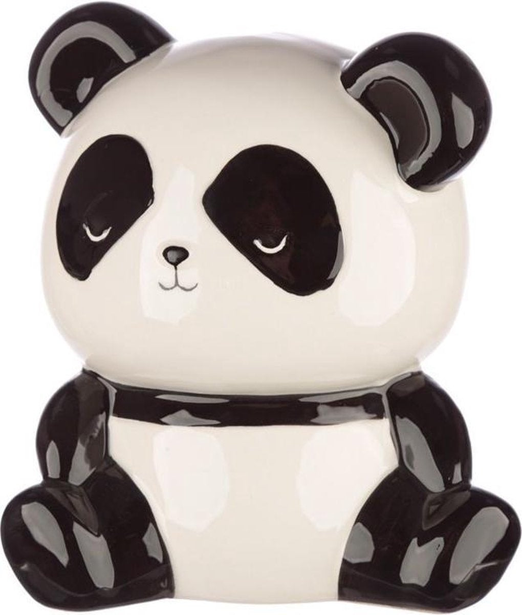 Zittende panda spaarpot - puckator