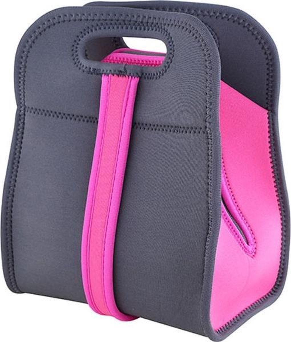 Isotherme Lunchtas roze-grijs