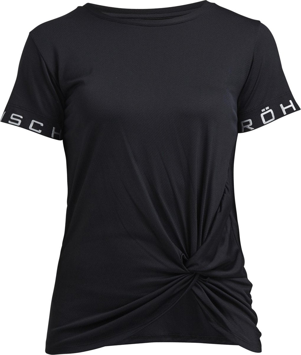 Röhnisch Sportshirt Knot Zwart Dames Xs
