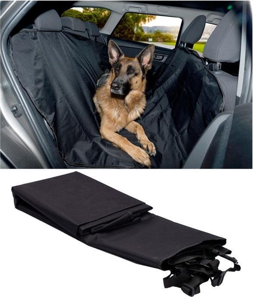 Déluxa Hondenkleed voor in de auto - Zwart - 135 x 145 cm