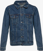 Unsigned heren spijkerjas - Blauw - Maat M - Zomerjas