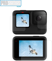 PRO SERIES Kit Ultra Clear Beschermende PET Folie ( 1x LCD + 1x Lens + 1x LCD Klein ) geschikt voor GoPro Hero 9