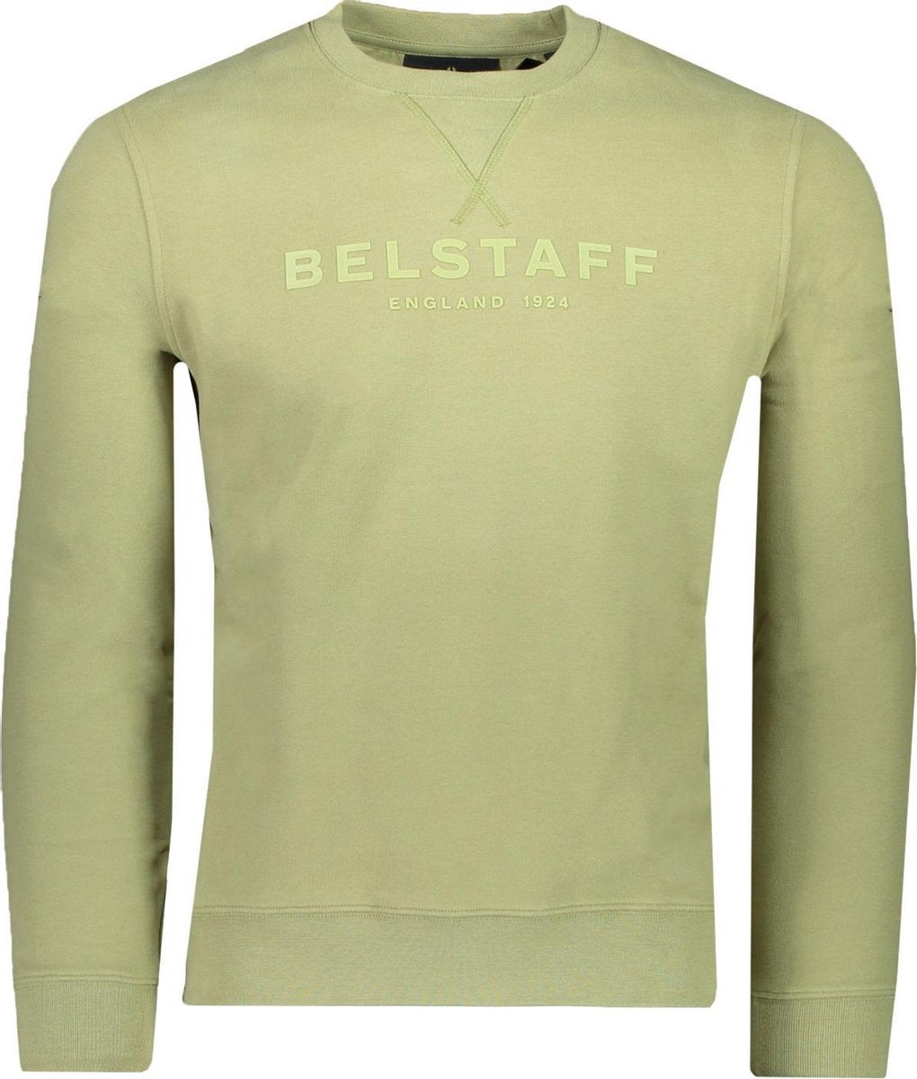 Belstaff Sweater Groen Normaal - Maat L - Heren - Lente/Zomer Collectie - Katoen