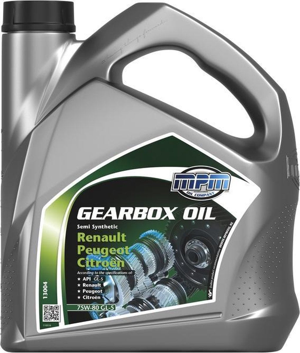 Versnellingsbakolie 75w80 GL5 RPC - 4 liter