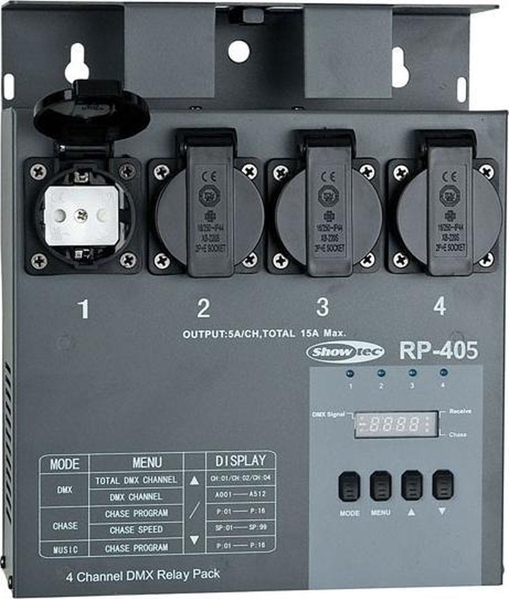 Showtec RP-405 MKII Relay Pack Switchpack