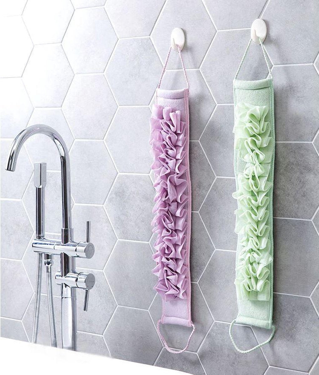Mesh Body Massager | Zachte Loofah | Bad Spons | Roze