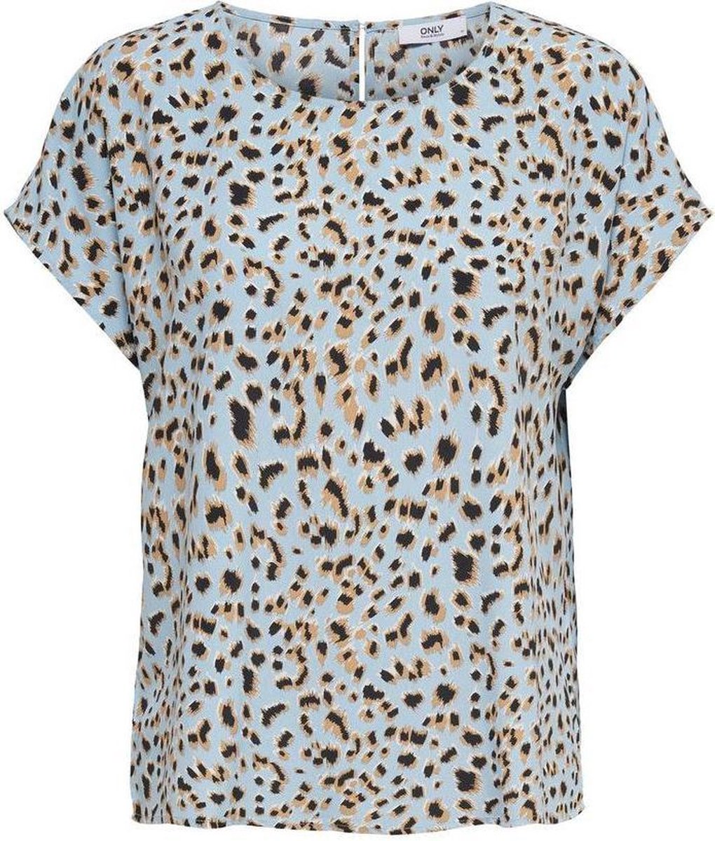 Top Only Blauw dessin maat L