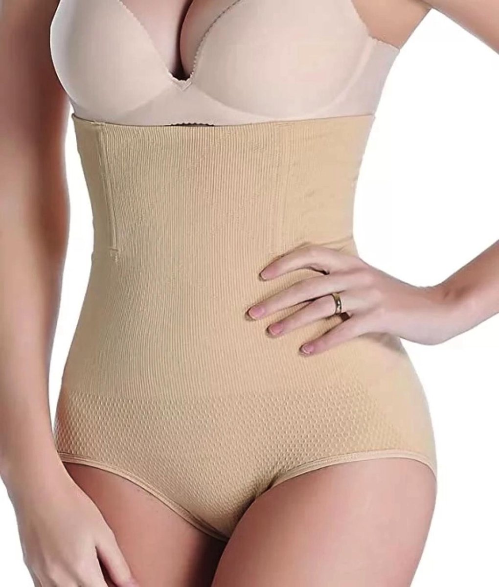 Hoge Tailleslip / High Waisted Panty Body shaper XL - nude