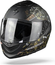 Scorpion EXO-1400 Air Toa Matt Black Gold Full Face Helmet L