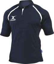 Gilbert rugbyshirt Xact Navy Blauw maat S