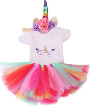 Dolldreams - Poppenkleding - Eenhoorn kleertjes voor pop tot 43 CM - Rompertje