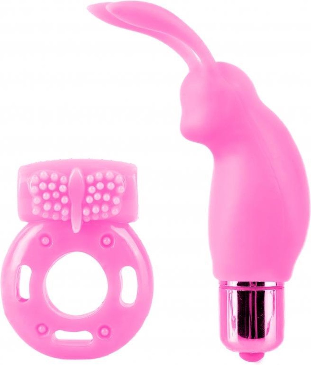 Pipedream - Neon - Vibrating Couples Kit - Pink