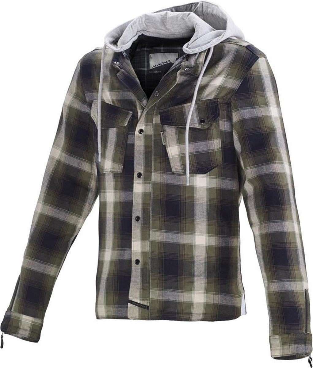 Motor Shirt Macna Westcoast Forest Groen