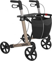 Server Lichtgewicht Rollator Champagne Medium - Standaard banden