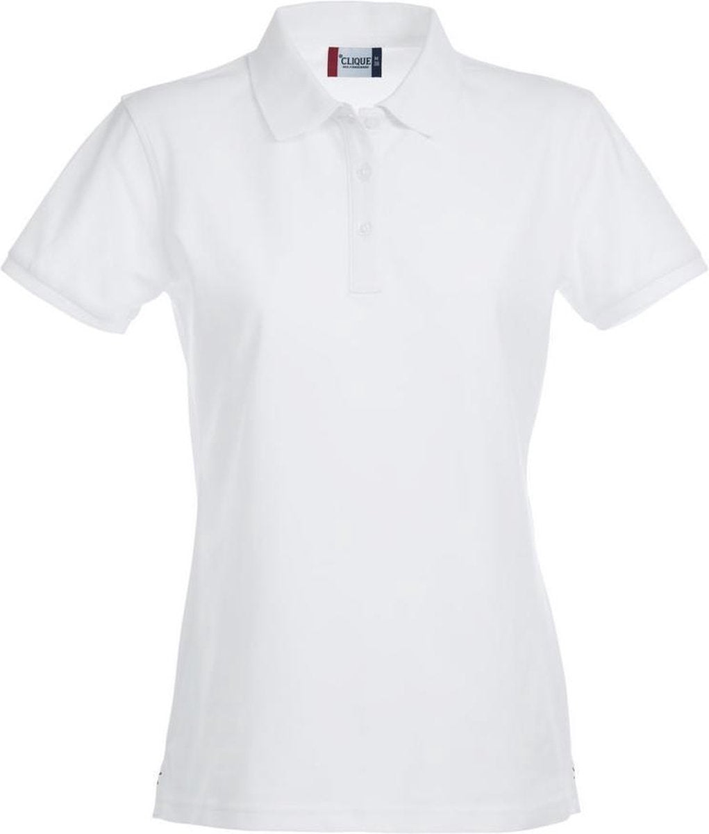 Premium dames polo wit l