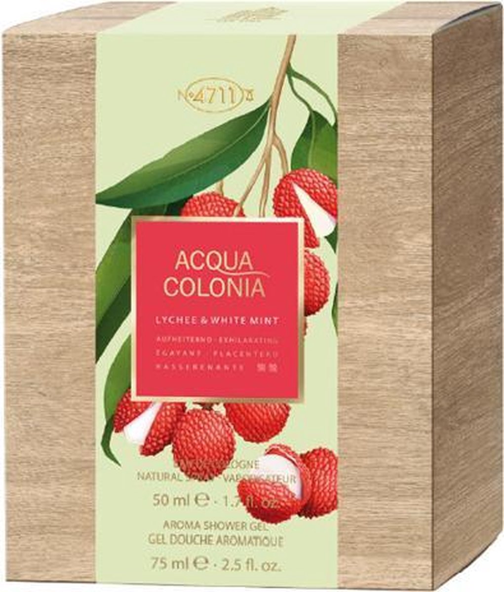 Acqua Colonia  Lychee & White Mint 50 ml geschenkset (2-delig)