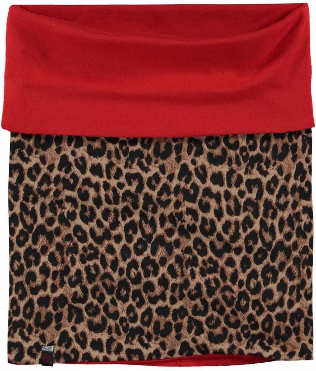 Quapi Meisjes Sjaal Lea 2 - Luipaard/Rood