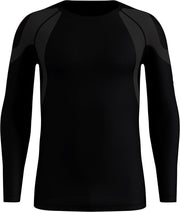 Odlo BL TOP Crew neck L/S ACTIVE SPINE LIGHT Black - Maat XL