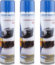 Esperanza Perslucht 3 X 600ML Compressed Air Duster Spuitbus Voordeelverpakking