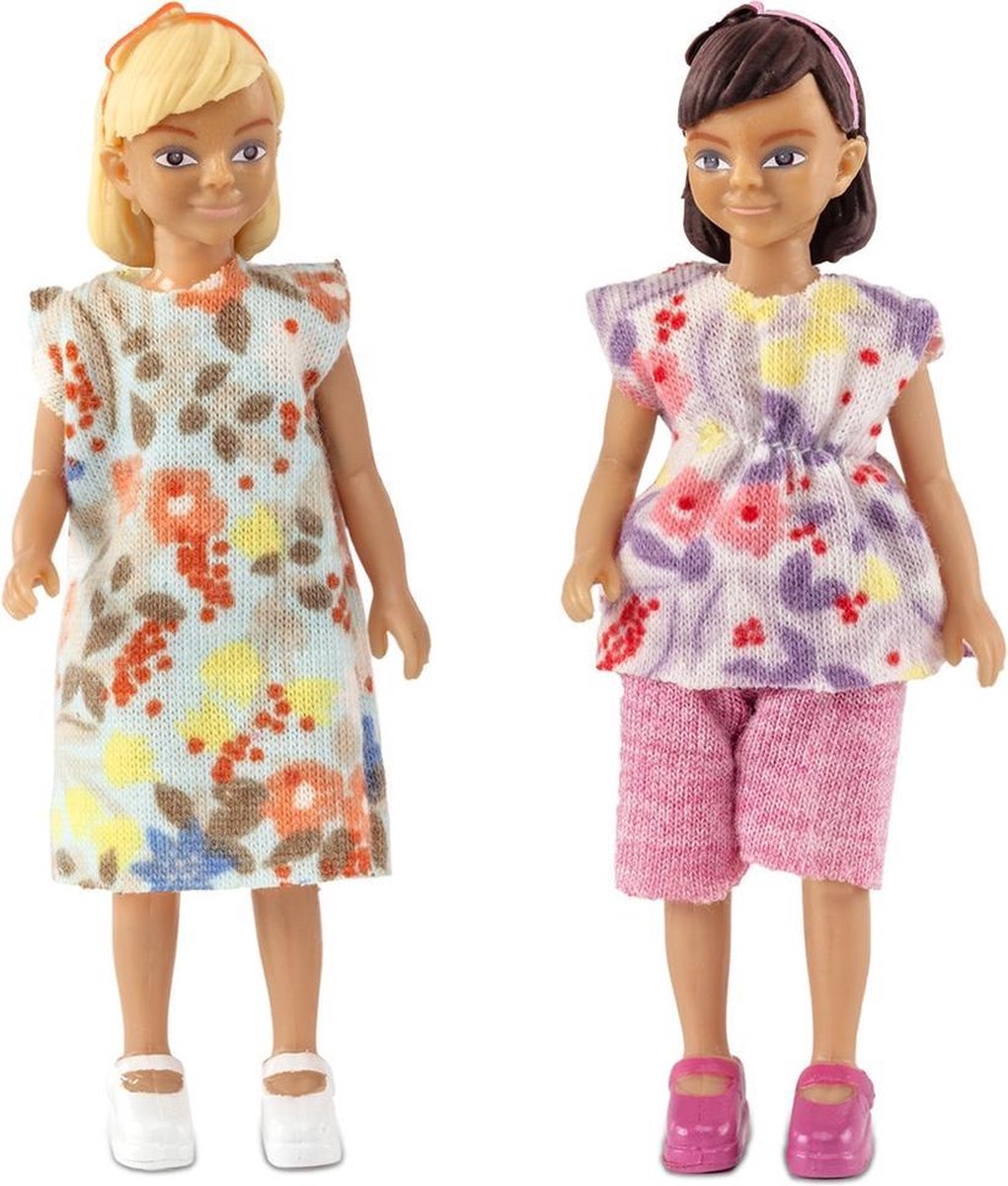 Lundby poppenhuis Set - Twee meisjes