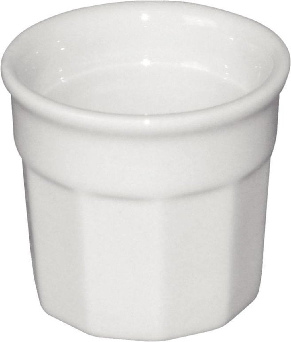 Olympia wit sauspotje - 5 cm - Box 12