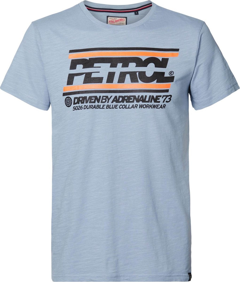 Petrol Industries - Heren Artwork t-shirt - Blauw - Maat XS