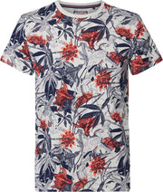 Petrol Industries - Heren Botanic t-shirt - Rood - Maat M