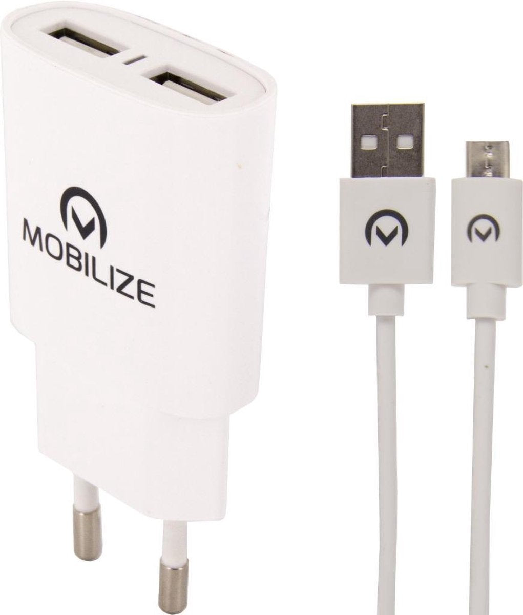 Universele AC Stroom Adapter USB / Micro-USB