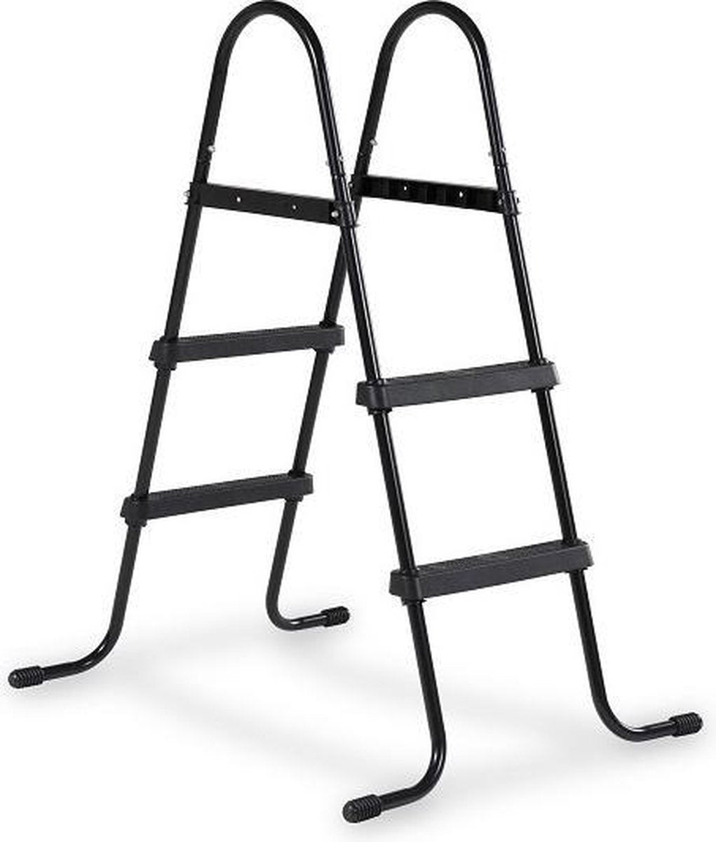 EXIT Zwembad Frame Pool Zwembadtrap - Zwembadladder - 60 - 90 cm  - 33 Inch - Zwart