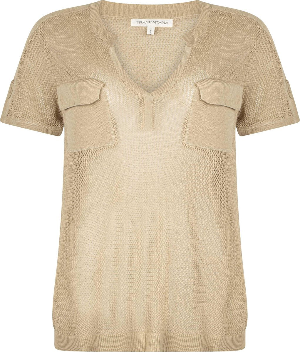 Tramontana | Open Gebreide Top | Kit | Maat L