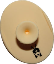 2 stuks - Storm-Trade - gezichtsreiniging - peeling pad - cleanser pad - gezichtsborstel - geel