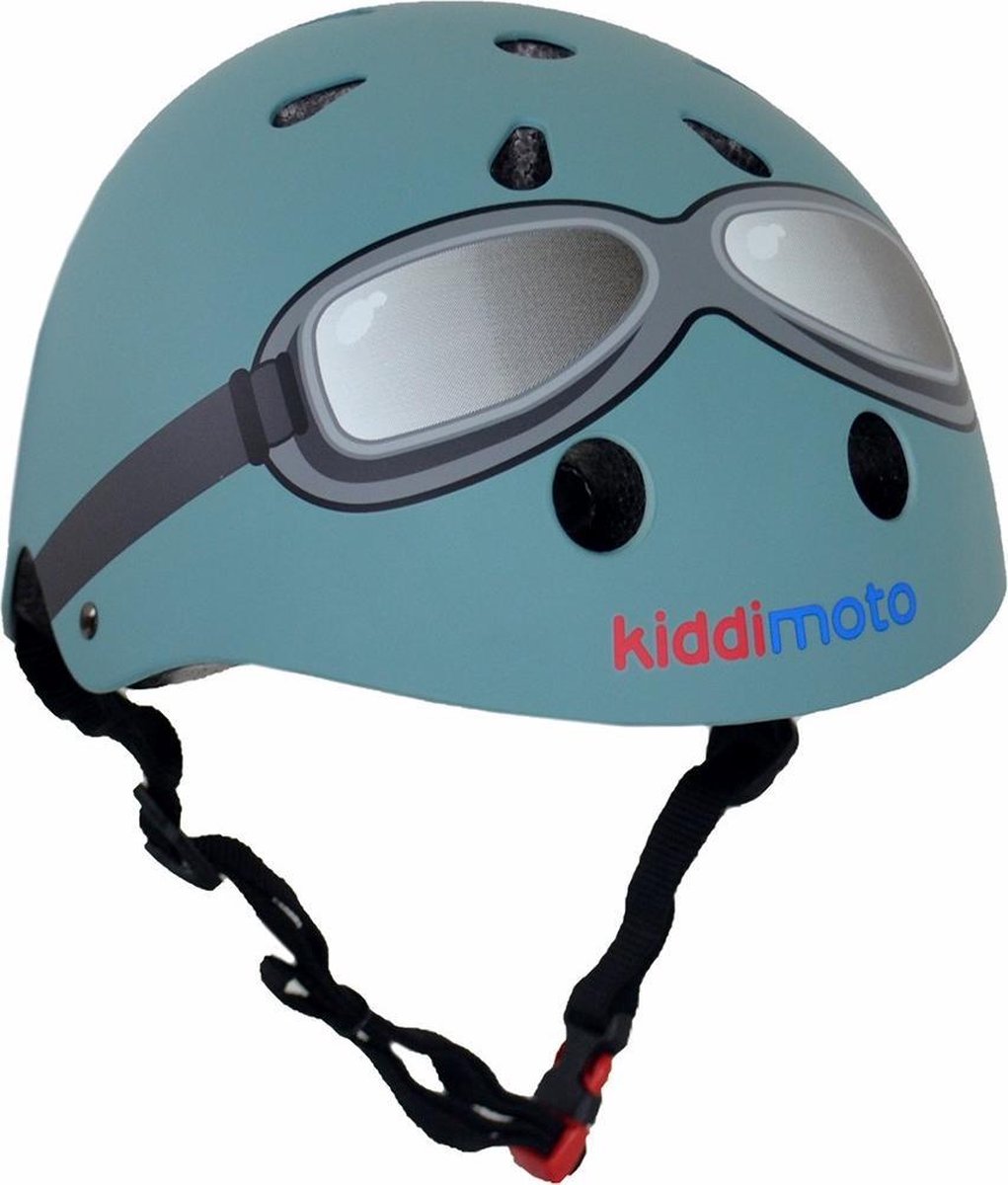 Kiddimoto Kinderhelm Pastel Blauw S