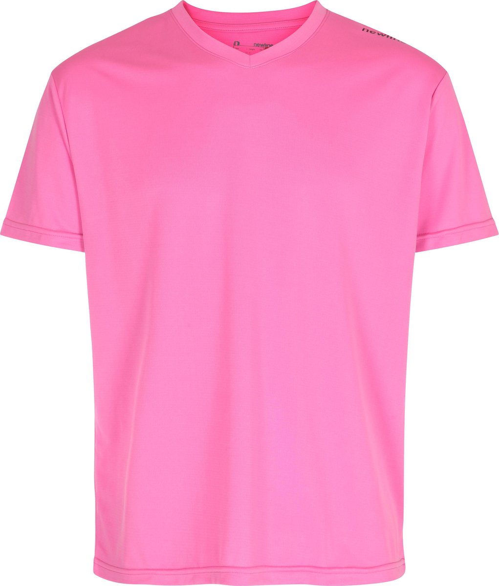 NEWLINE-Sportshirt performance-MAN-Base Cool Tee-Race Pink-Maat-XXS