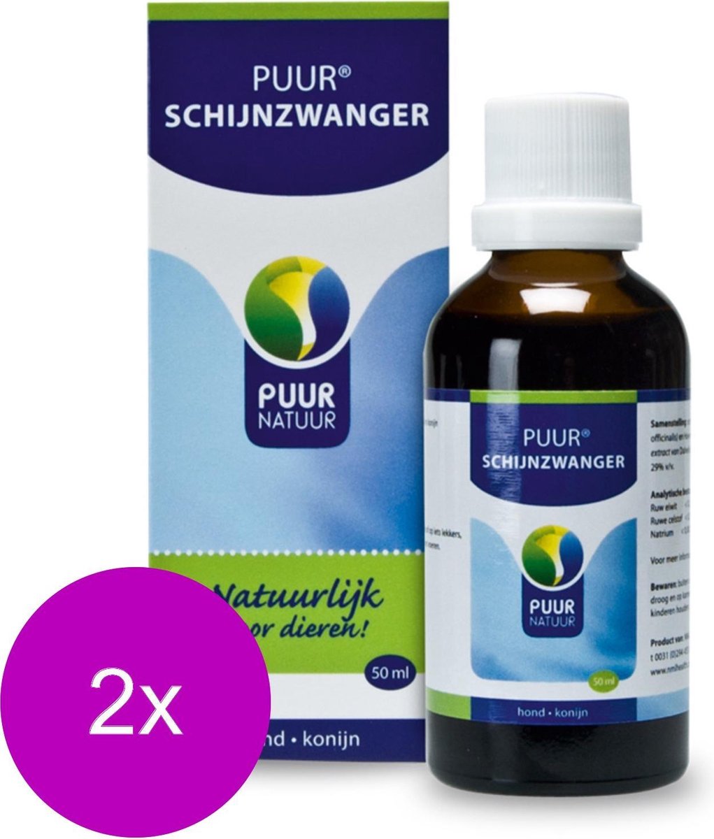Puur Natuur Pseudopregnancy - Schijnzwanger - 2 x 50 ml