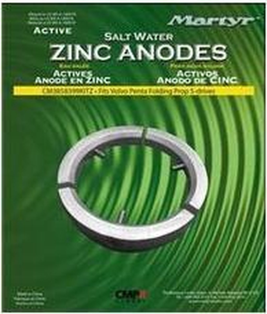 Volvo Penta Anode kit Folding Propeller 3 b. Zink (binnen diameter 70-85 mm) (TEN00728)