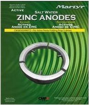 Volvo Penta Anode kit Folding Propeller 3 b. Zink (binnen diameter 70-85 mm) (TEN00728)