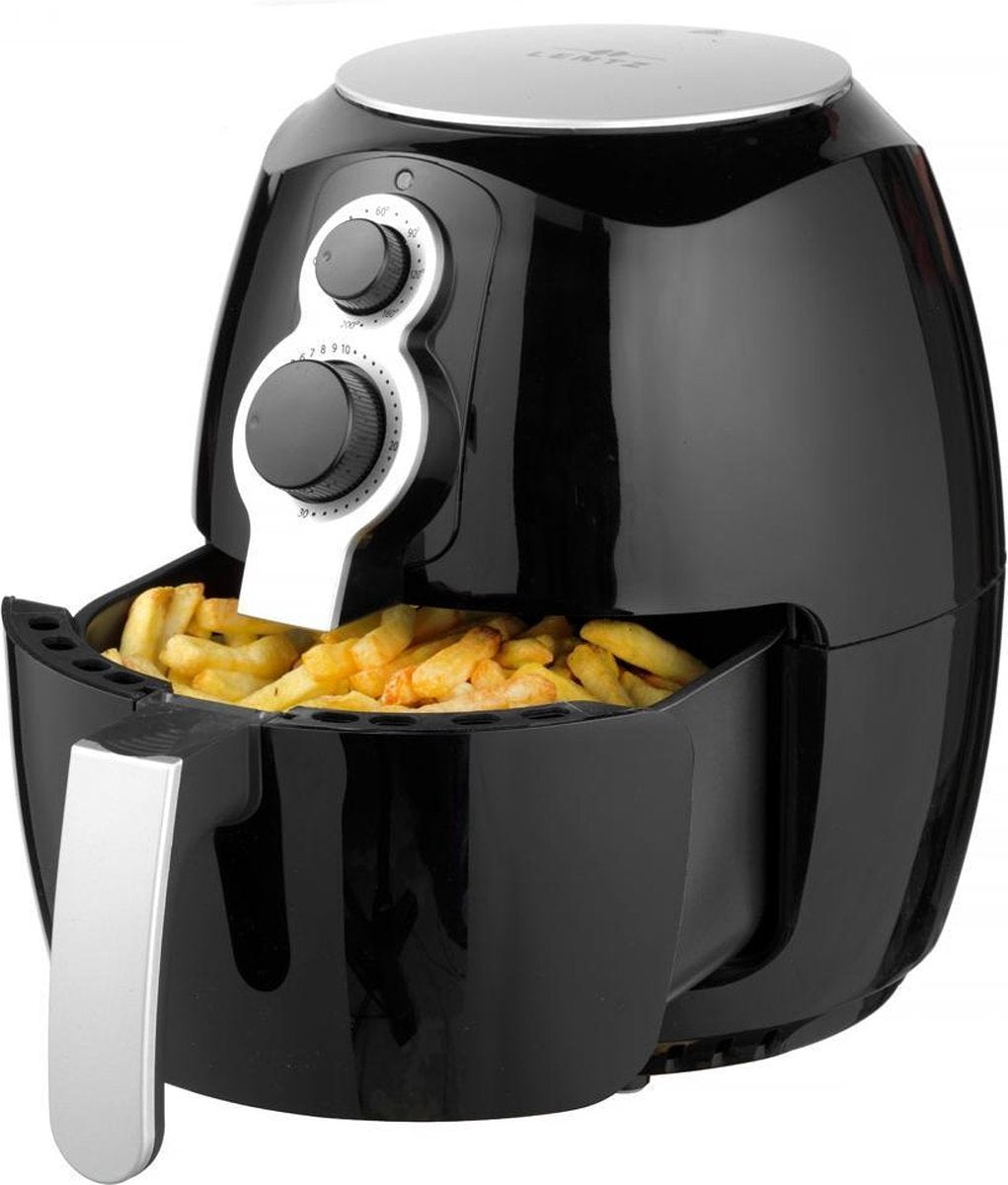 Lentz 29024 - Hetelucht friteuse - 3.6 liter - 1400 Watt - zwart