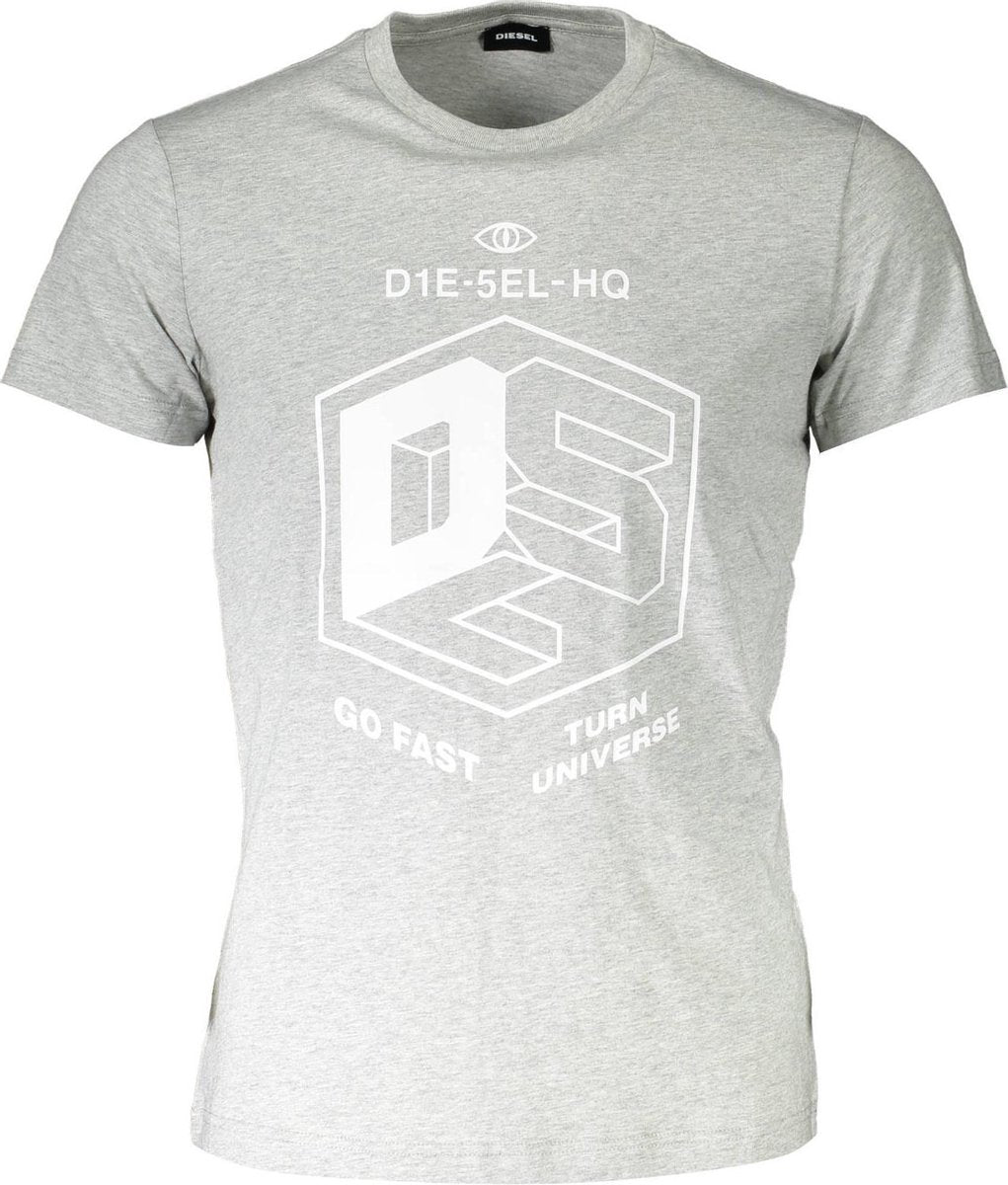 Diesel T-shirt Grijs XL Heren