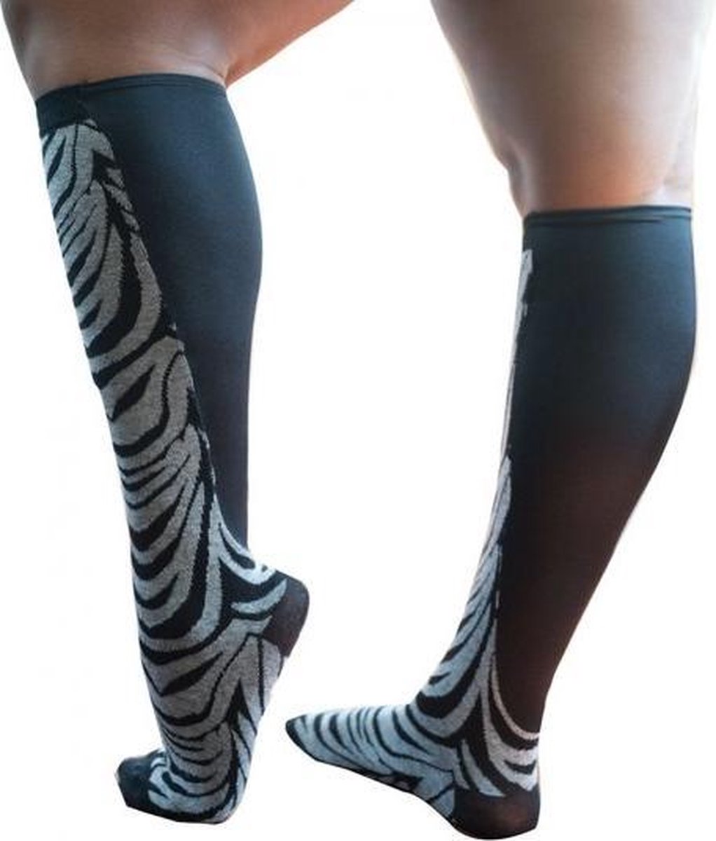 Zebra - zwart 35 - 41 - Xpandasox