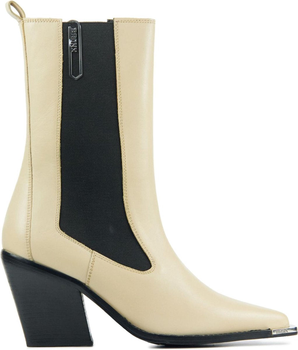 Bronx Vrouwen    / Laarzen / Damesschoenen 34198-a - Beige - maat 38