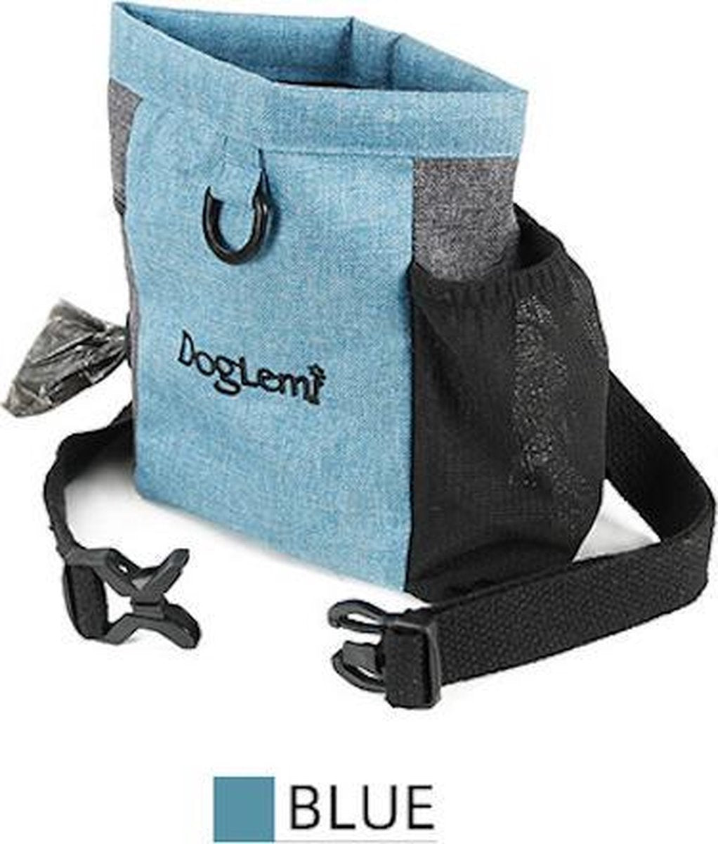 Handige draagtas voor training hond - BLAUW