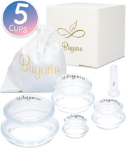 Buyuno Cellulite Cups – Cupping Set Massage voor Gezicht & Lichaam – Anti Cellulitis Apparaat – Anti Cellulitis/Sinaasappelhuid - Cupping cups