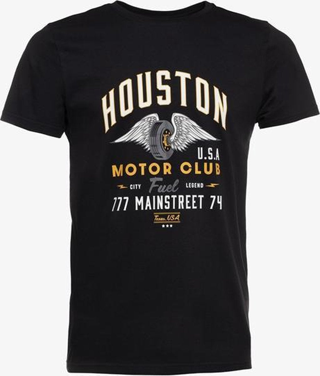 Unsigned heren T-shirt - Zwart - Maat XXL