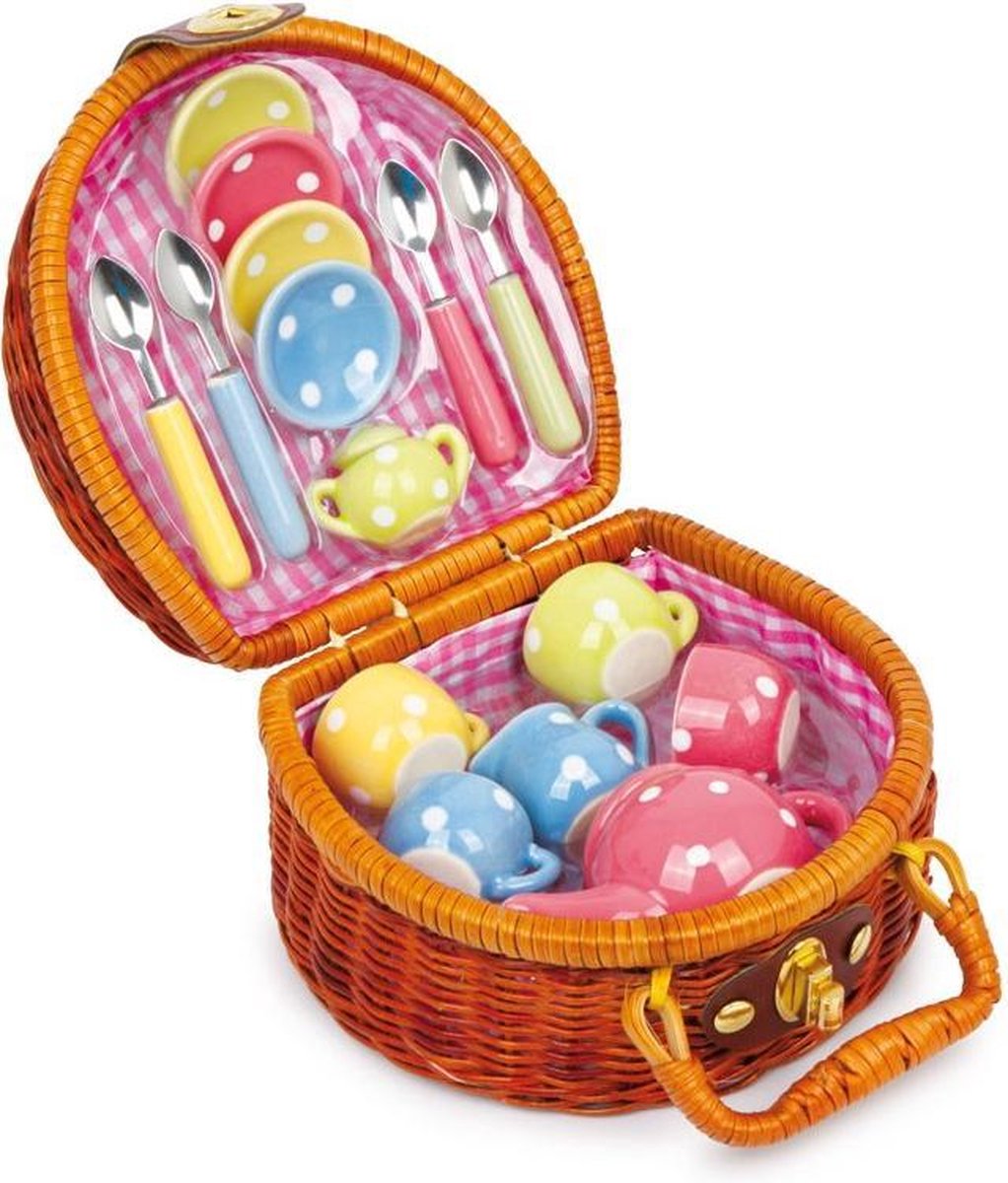 Picknickkoffer "Theeparty"