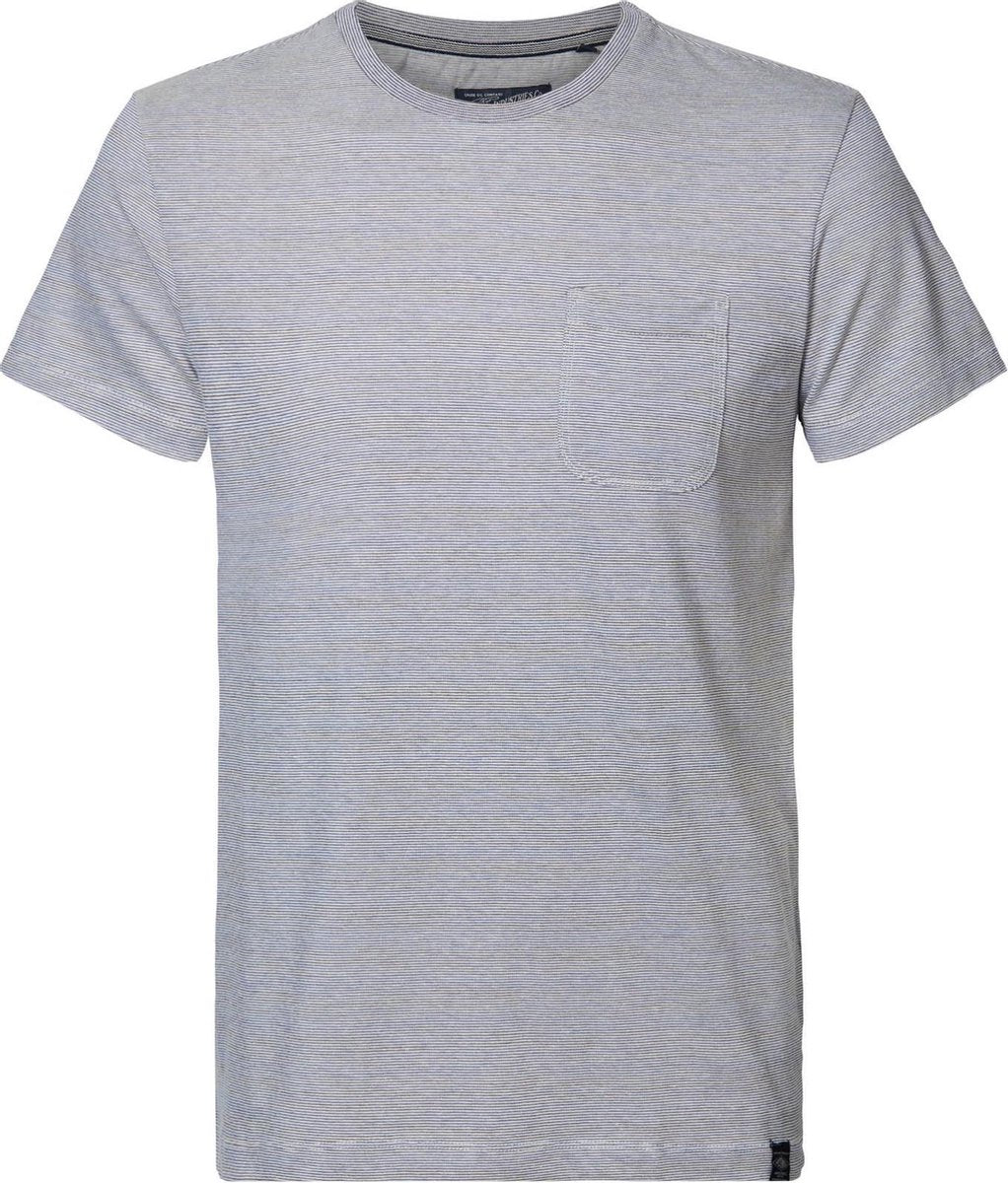 Petrol Industries - Heren Melee pocket t-shirt - Donker blauw - Maat XXXL