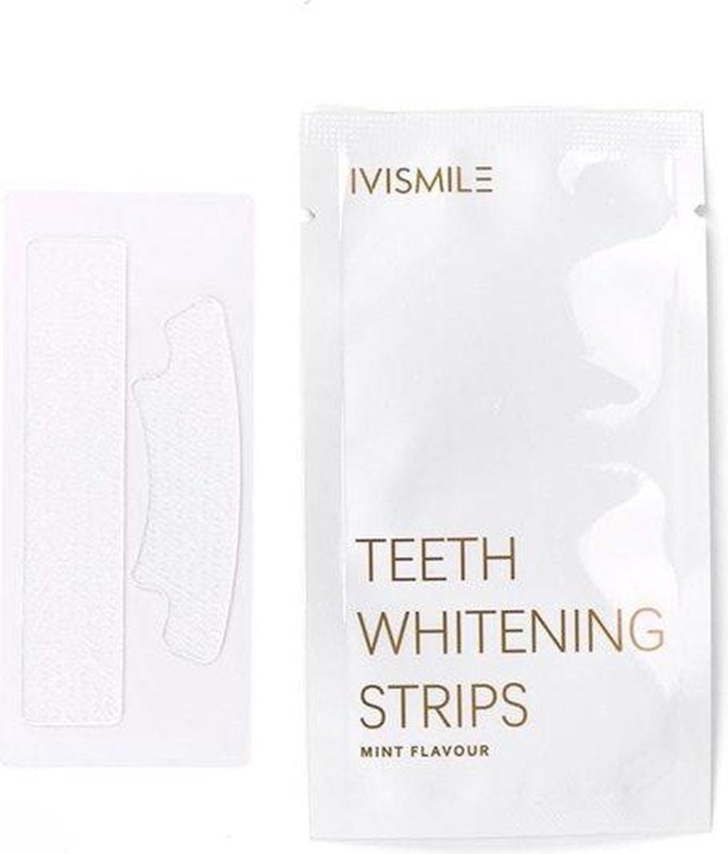 Whitening Strips 14 STUKS- Teeth whitening strip - Tanden bleken strips - Tandenstrips - Whitening teeth - Teeth Whitening - 100% Peroxidevrij - 7 Behandelingen
