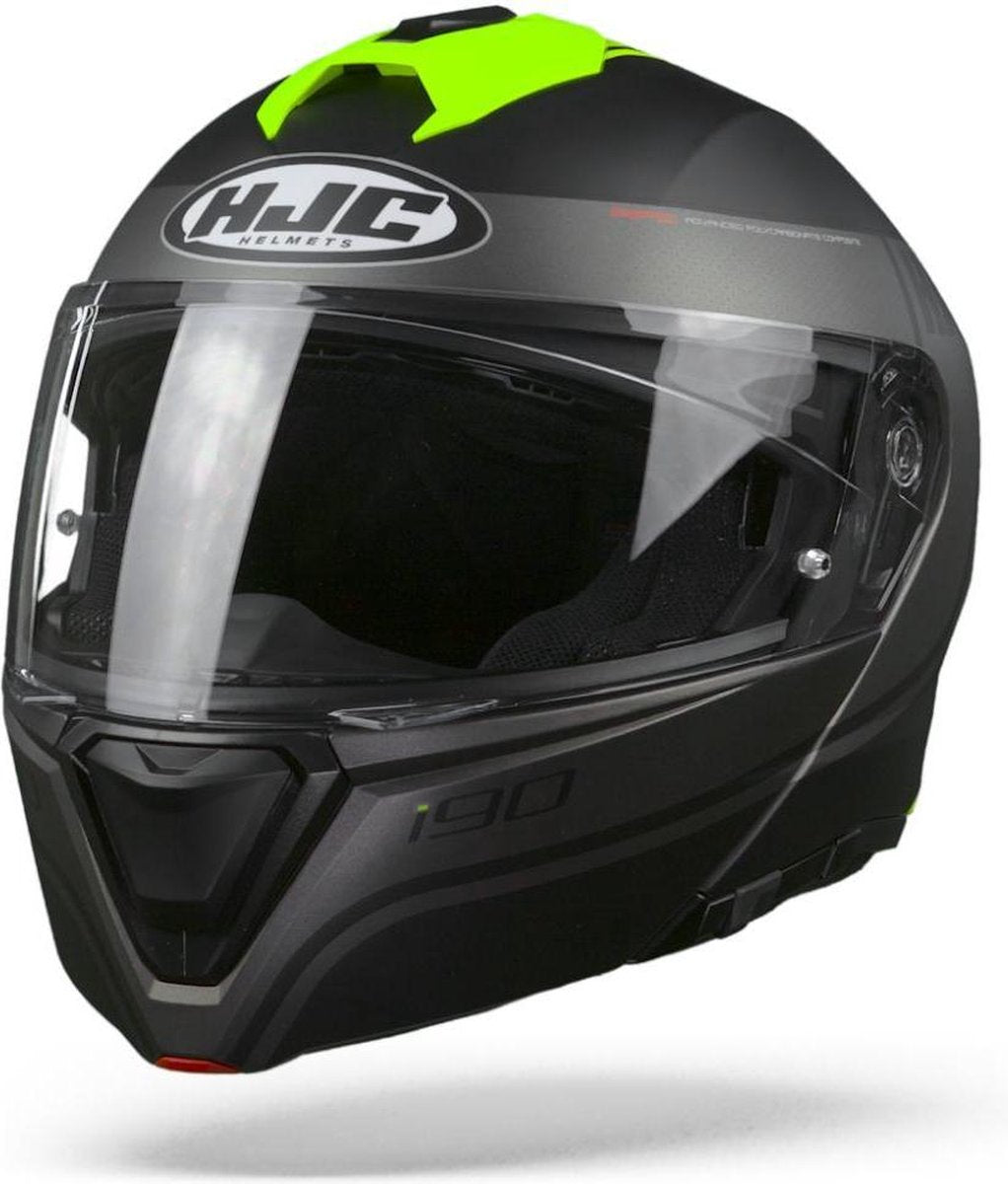 HJC I90 DAVAN Zwart Systeemhelm - Motorhelm  - Maat XL